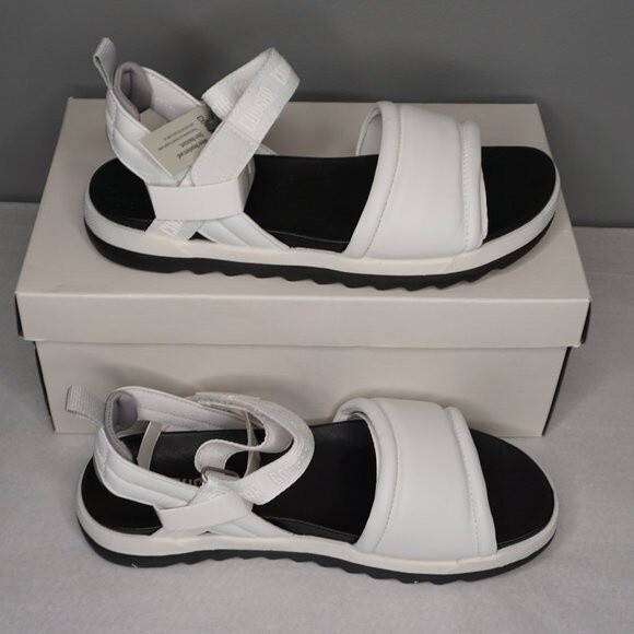 Cougar Leona White Leather Sport Sandals Size 10 NWT - Picture 5 of 10